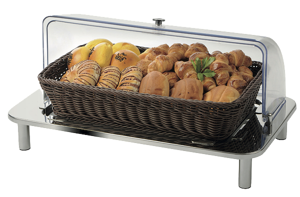 Domino Bread Warmer with Bread Basket, Heater and Dome Cover